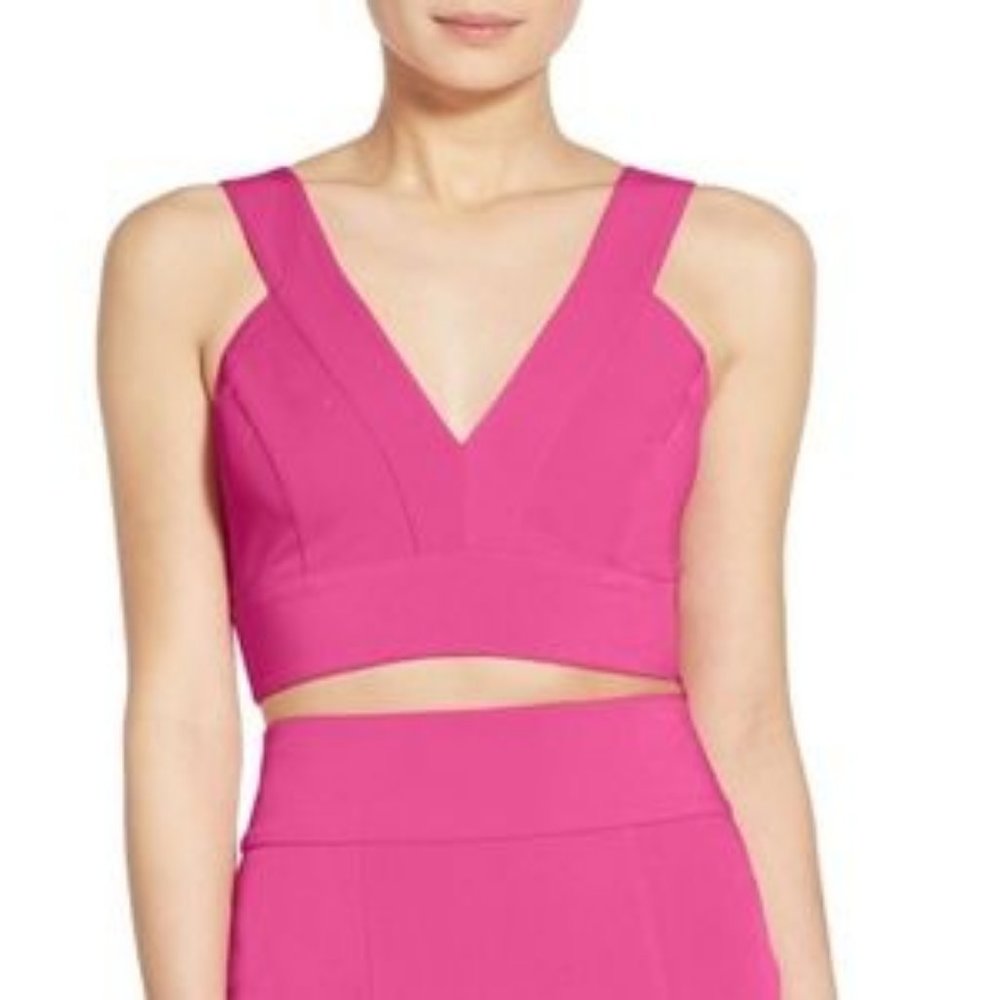 NORDSTROM LEITH PINK CROP TOP